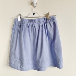 J. Crew light blue miniskirt size XS